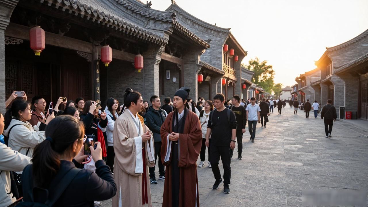 明星今天热点,_演员化身影视剧角色_明星NPC景区互动